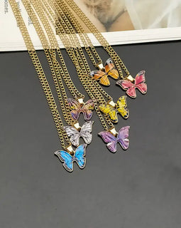 Butterfly Pendant Necklace