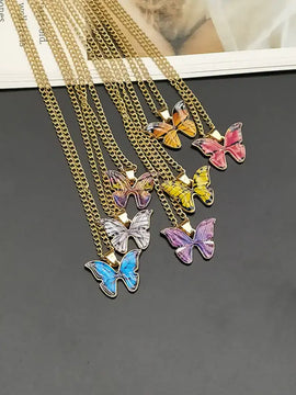 Butterfly Pendant Necklace